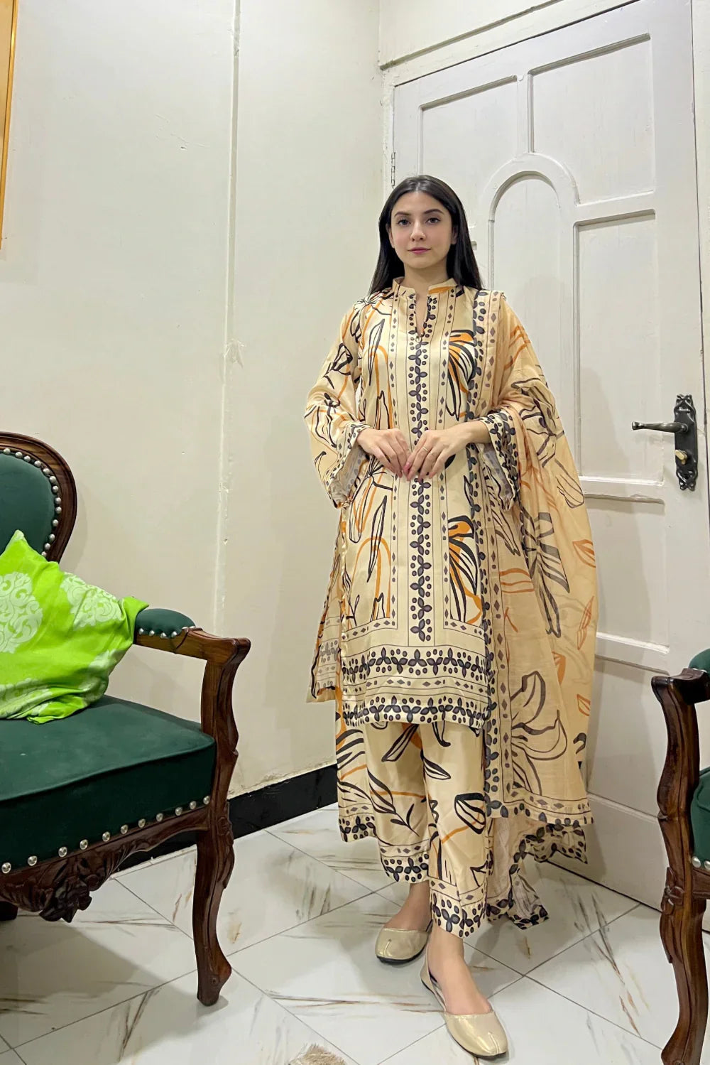 Premium Quality 3-Piece Lawn Suits Summer Printed Collection