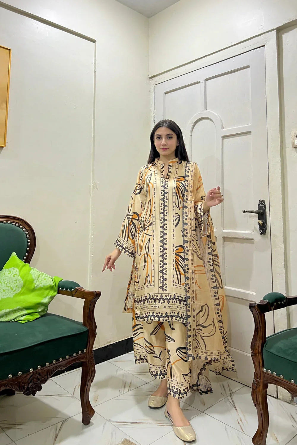 Premium Quality 3-Piece Lawn Suits Summer Printed Collection