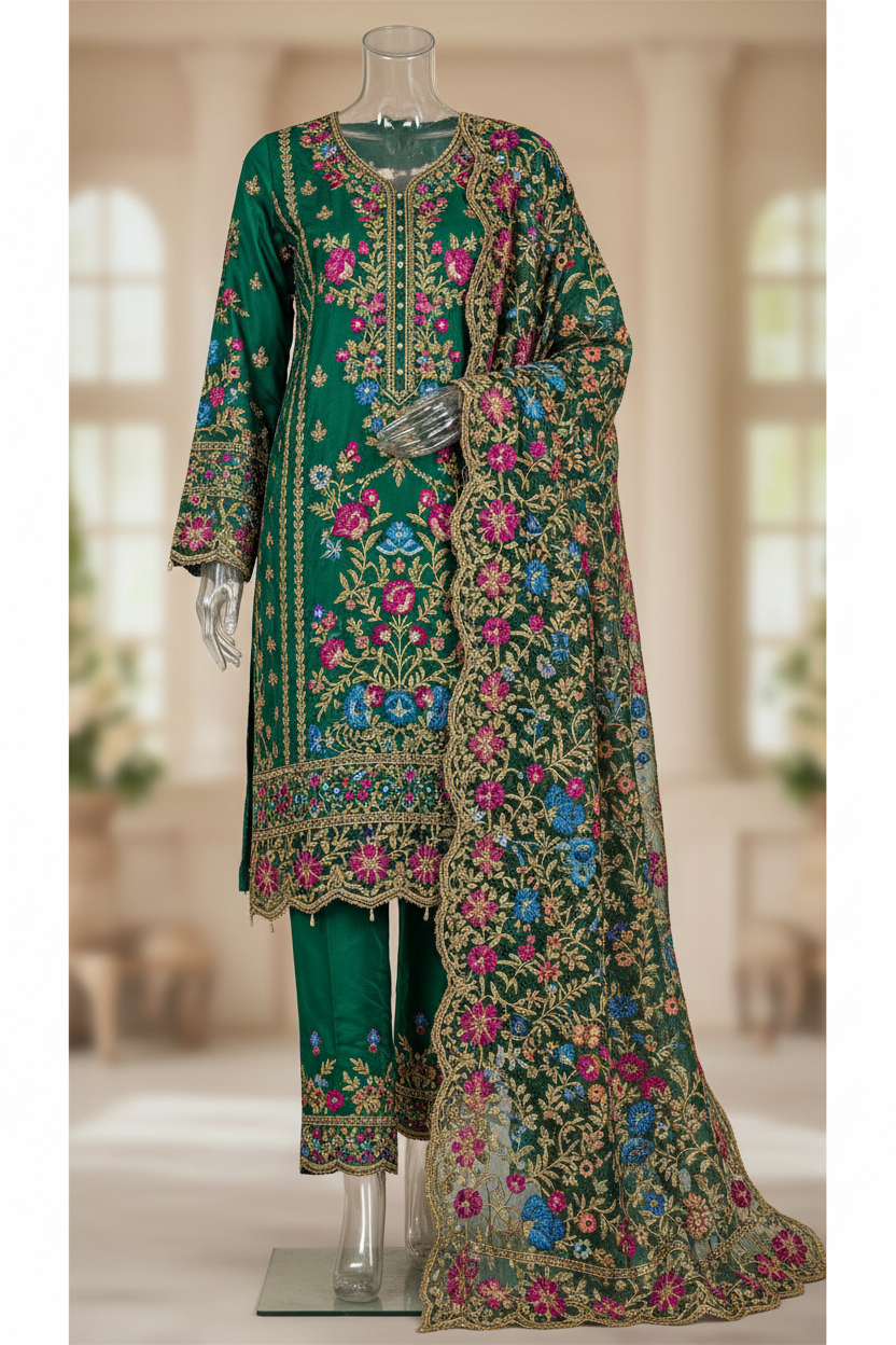 How to Style Embroidery Three Piece Suits for Every Summer Occasion