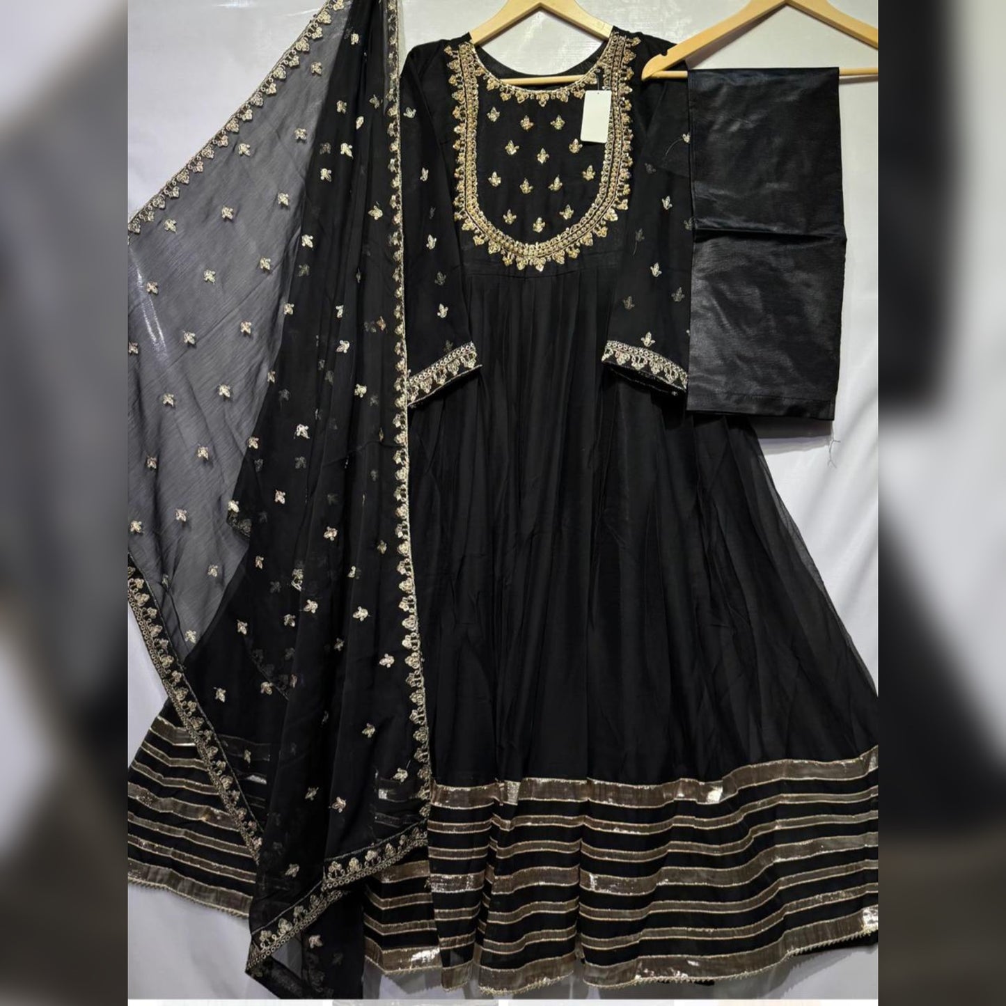 Anarkali Three Piece