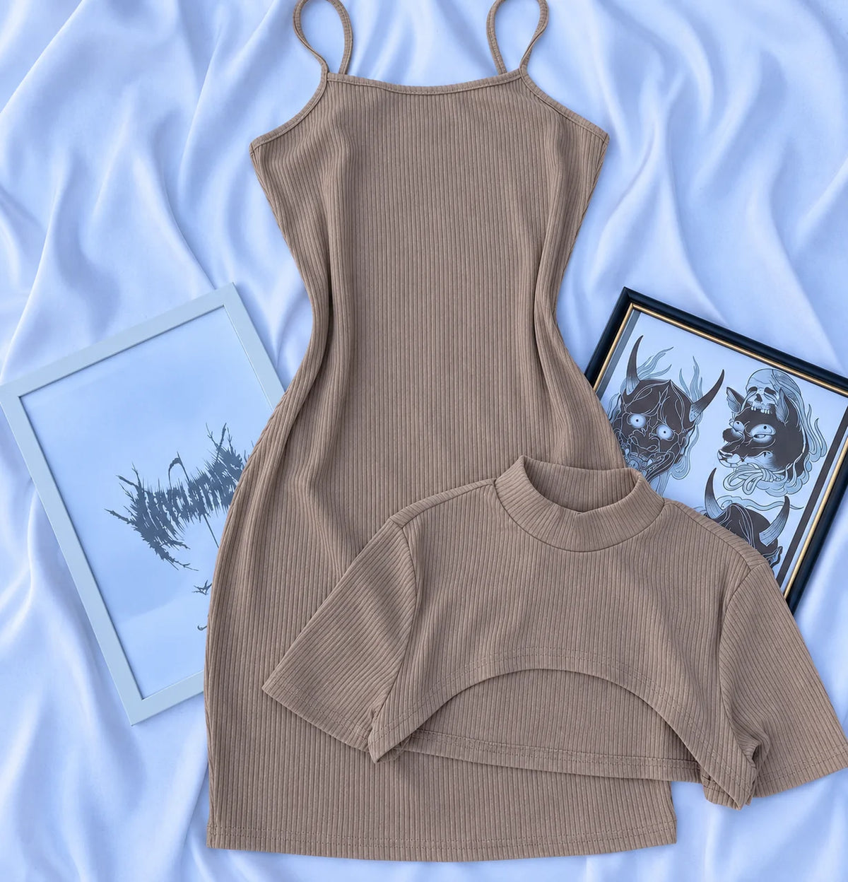 Ribbed set