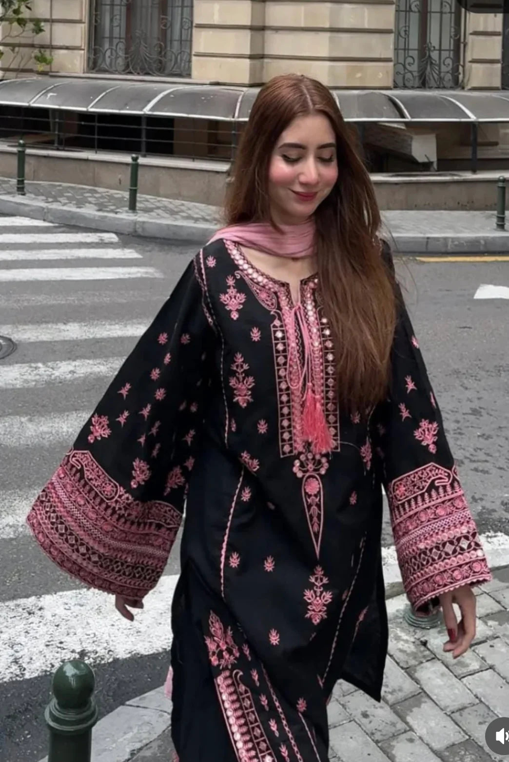 Sayira Embroiderd Stitched Dress