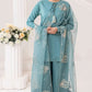 Zaibba Embroidered 3PC
