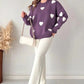Winter Heart Printed Baggy Tracksuit for Women