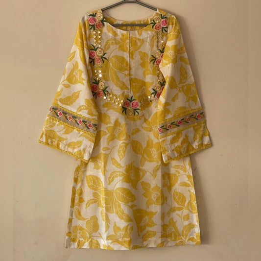 Yellow Petal Two Piece