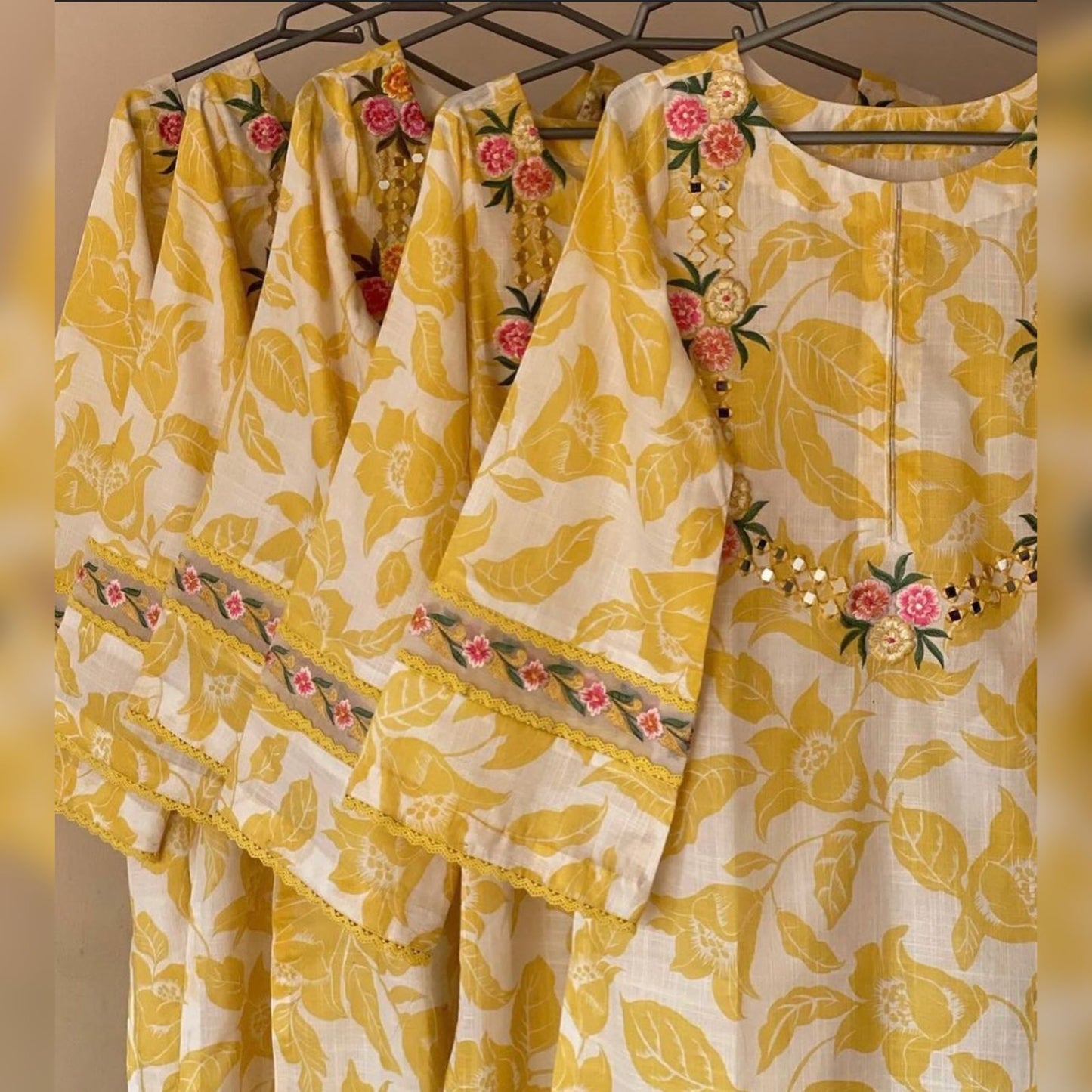 Yellow Petal Two Piece