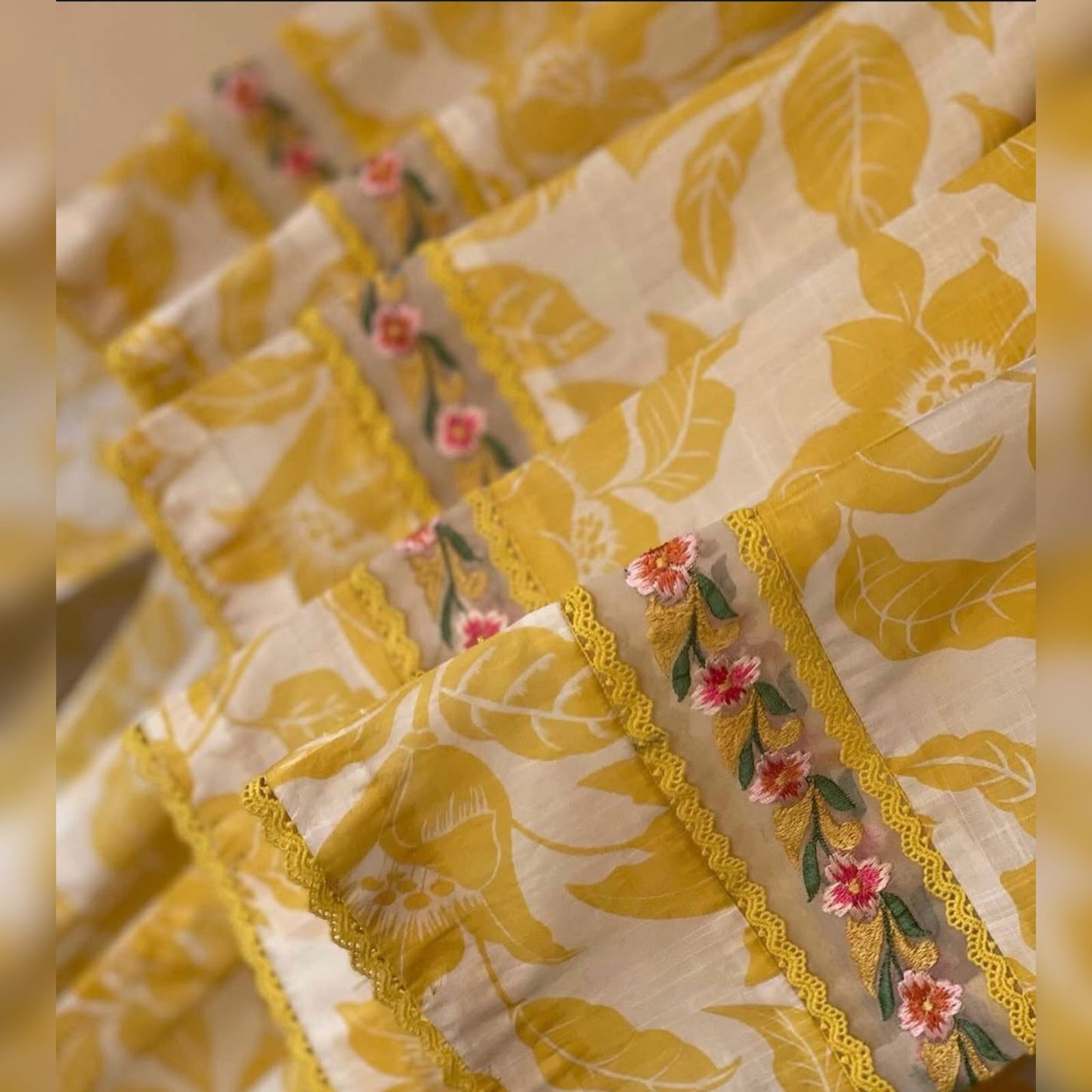 Yellow Petal Two Piece