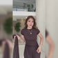 Summer Gown Three Piece Set