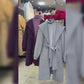 Trench Coat With High Neck